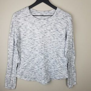 Lululemon Lost In Pace Long Sleeve | White & Gray